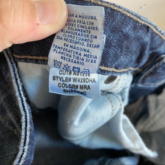 HUDSON Medium Wash Carly Low Rise Straight Leg Denim Blue Jeans 26 - Picture 8 of 8